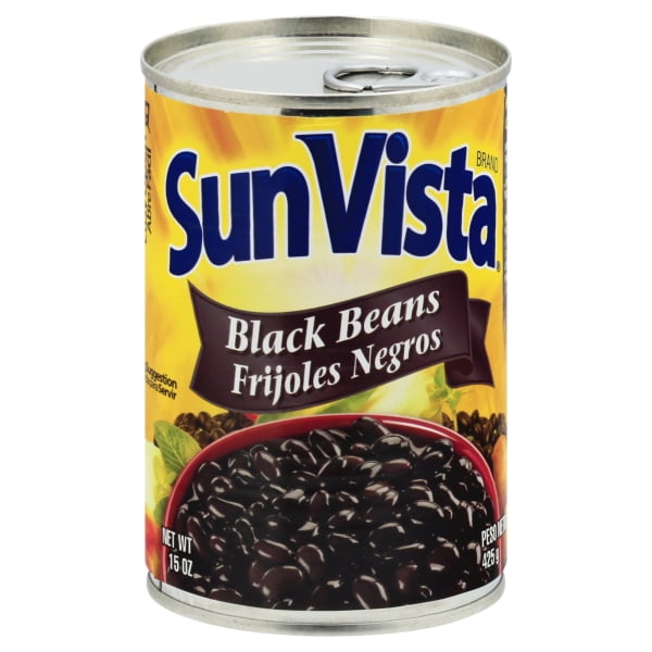 SunVista Black Beans 15 Oz. Can