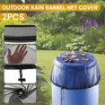 thumbnail image 1 of CNKOO 2 Pack Rain Bucket Mesh Bucket Screen With Drawstring Rain Bucket Mesh Water Tank Protector Outdoor Garden Rainwater Harvesting Tool Cover, 1 of 10