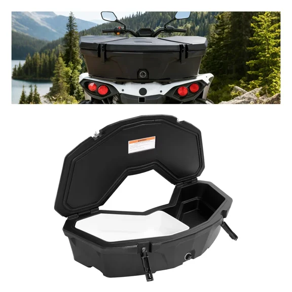 Kojem 30L Storage Box for 2013-2024 Can-Am Maverick X3 Turbo, Renegade, Outlander Max 715004778 Replace Only Rear Rack Cargo Box Black