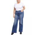 thumbnail image 5 of Seven7 Womens Plus Bella High Rise Whisker Wash Wide Leg Jeans, 5 of 6