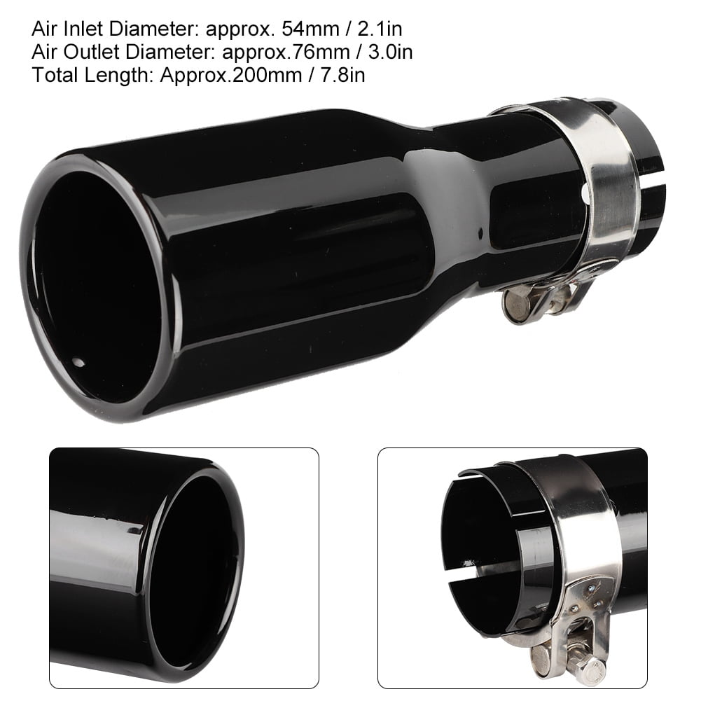 12" CLAMP-ON 54mm 5" Dia Universal Exhaust Silencer 