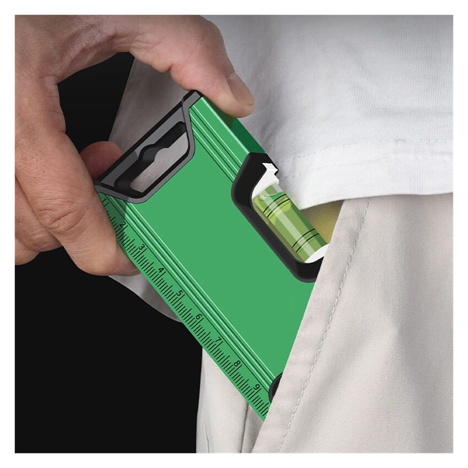 10CM 20CM Portable Magnetic Level Line Tool High-precision Structure Ruler Level Horizontal Measurement Bubble Level Aligner