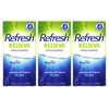 3 Pack - Refresh Relieva Lubricant Eye Drops, Lubricates & Protects Dry Eyes, 0.33 FL OZ