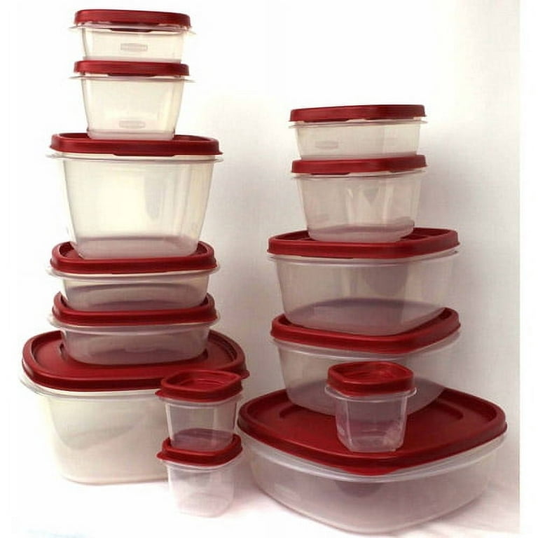 Rubbermaid, Easy Find Lids, Food Storage Containers with Vented Lids,  28-Piece Set - Walmart.com