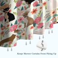 thumbnail image 6 of Chihuahua and Pioneer Flower Shower Curtain 72"x72" ,Bathroom Decorative Shower Curtains Set with 12 Hooks,Modern Waterproof Washable Shower Curtain, 6 of 6