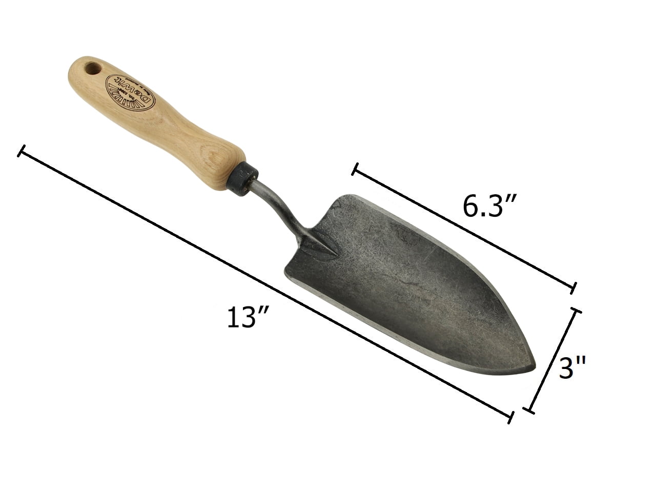 DeWit 31-3333 3 Piece Garden Essential Tool Kit, Trowel, Hand Fork, and 3 Tine Cultivator in Gift Box