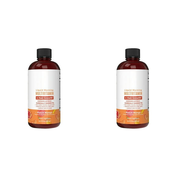 2 pack Liquid Multivitamins+ | Growth | Skin Care For Thick Hair And Facial Wrinkles On Women | Age 18 And Above 450ml