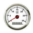 thumbnail image 3 of Car Boat Tachometer Gauge LCD Hour Meter 0-3000 4000 6000 RPM Tacho Sensor Marine Tacho Meters 12V/24V Red Backlight, 3 of 7