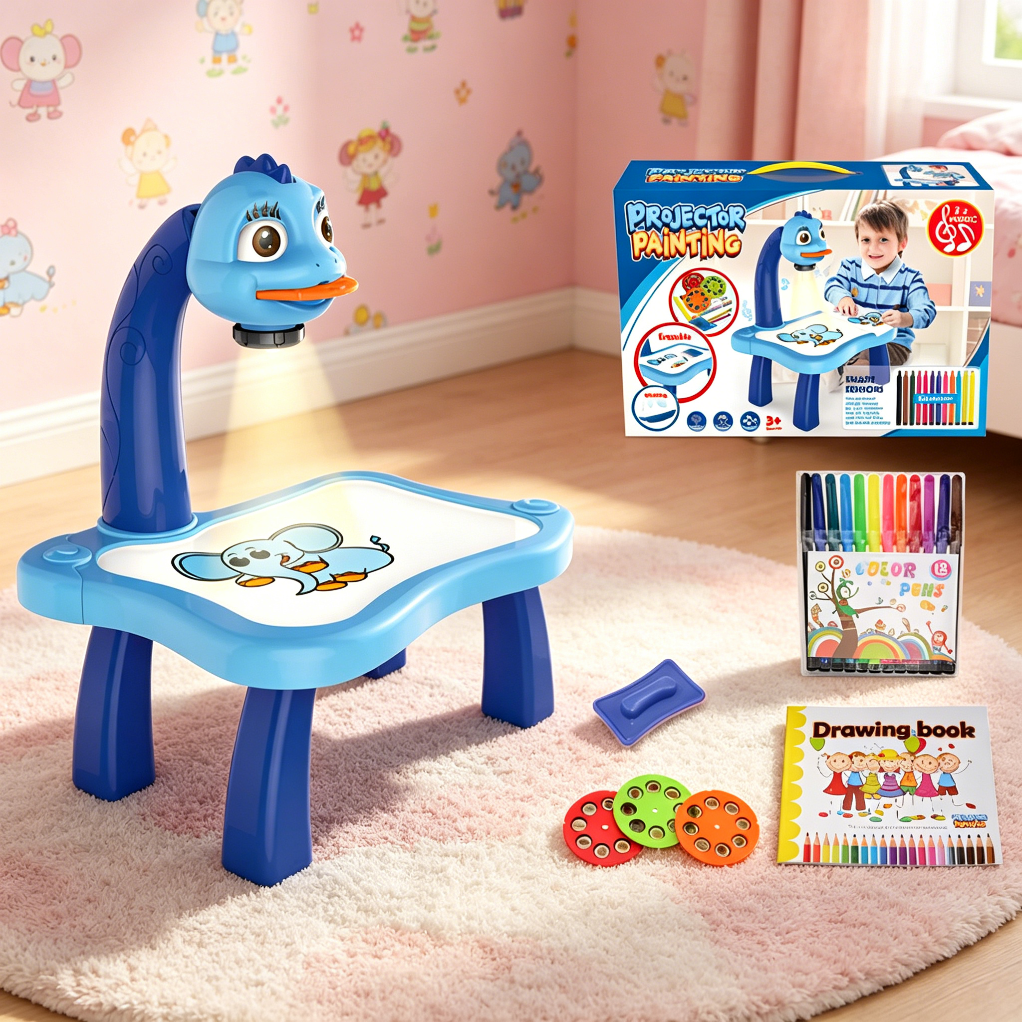 BESTSKY 2026 New Kids Drawing Board Kits Toys for Girls Age 6 Art Sets for Girls Ages 7-12 Girls Toys 9 Year Old Girl Gifts for 5-9 Year Old Girls Gift for 5 Year Old Girl Arts and Crafts for Kids