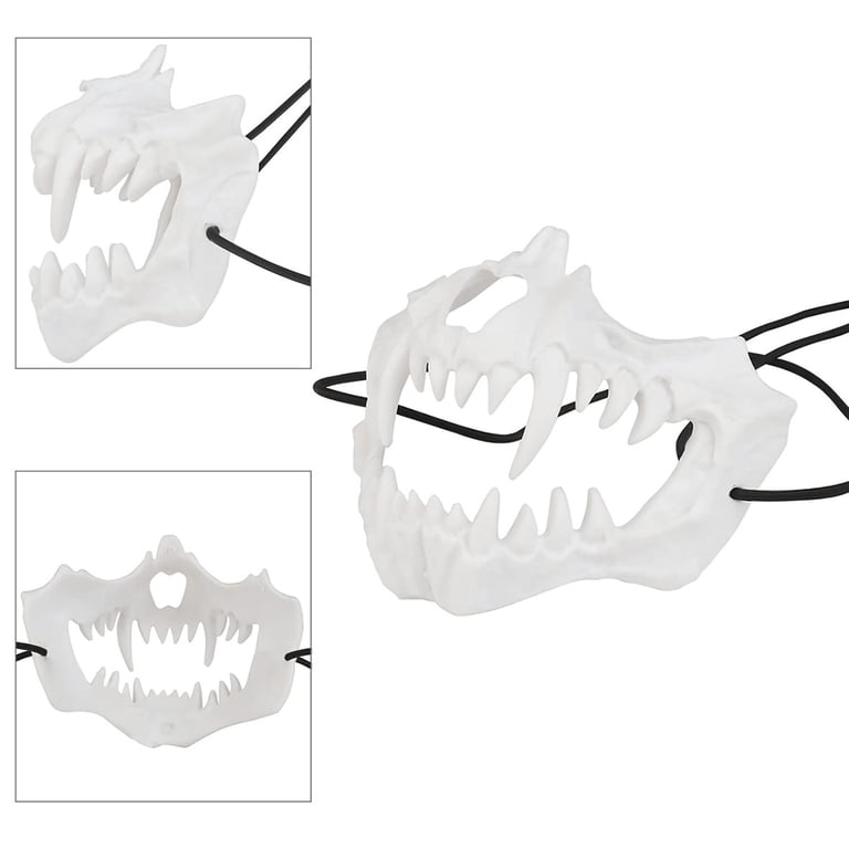 ZMKIAG Resin Skull Mask Decoration - Classic Animal Skeleton and