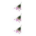 thumbnail image 3 of Becaristey 2pcs/set High Simulation Level Simulated Flowers For Home Decorations No Need To Water Every Day Plastic Plastic Flowers rose 3Set, 3 of 6