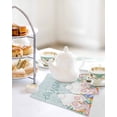 thumbnail image 4 of Easter Kitchen Dish Towels for Drying Dishes Set of 3, Country Bunny Feet Eggs Floral Green Wooden Plank Waffle Weave Microfiber Hand Tea Bathroom Towels Quick Dry & Absorbent Towel 12x12, 4 of 7