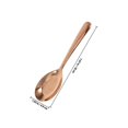 thumbnail image 2 of Stainless Steel Soup Spoon for Dining Rose Gold Flat Bottom 1 Piece, 2 of 4