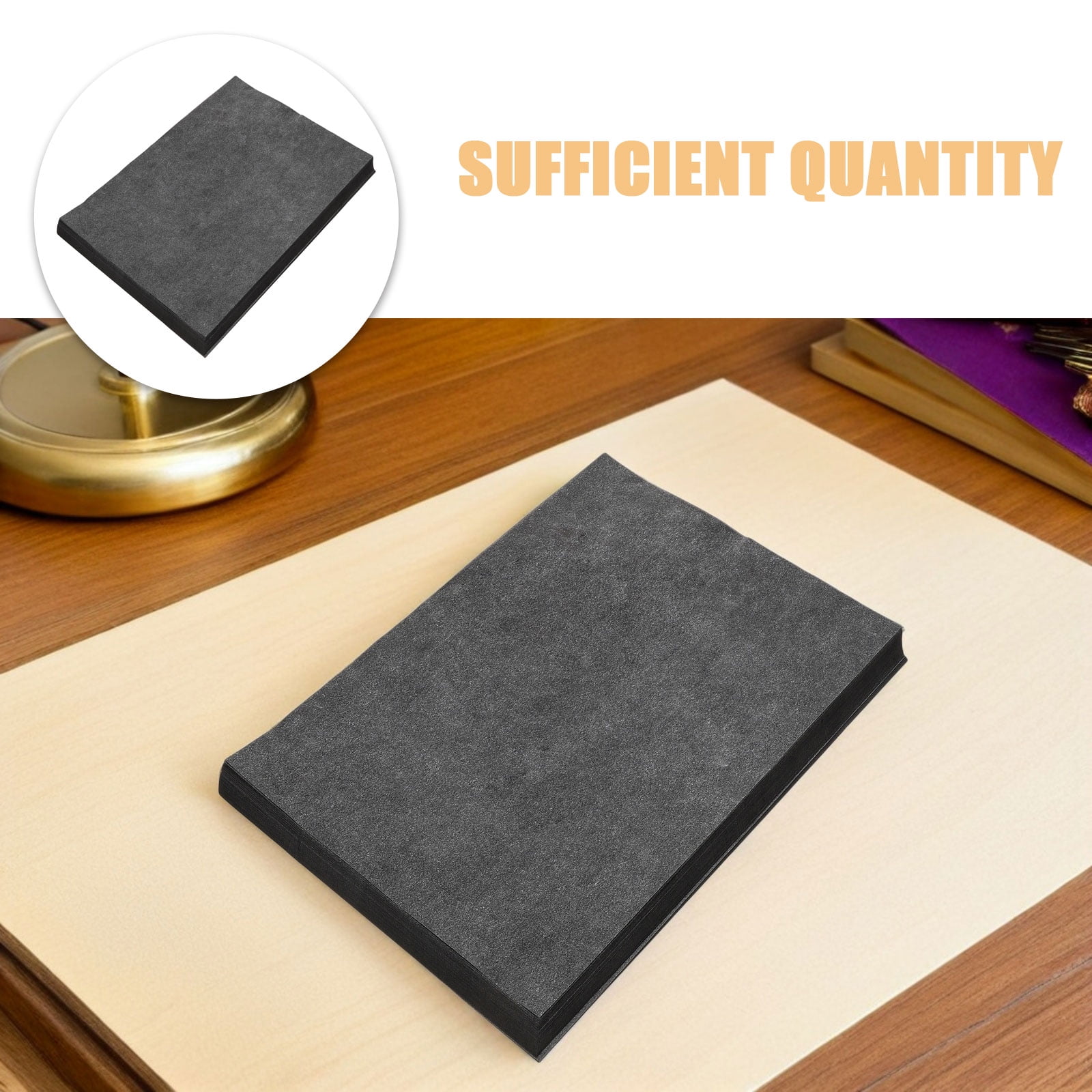 TABLZONE Graphite Transfer Paper Sheets for Drawing with , Smudge- and Single-Sided Design for Art Projects