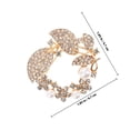 thumbnail image 2 of unbranded Dorado En De Hoja Con Perla Y Detalle En Para Trajes Y, 2 of 6