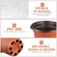 thumbnail image 2 of 100pcs Plastic Flower Planters Flower Plants Holders Home Simple Flower Pots Garden Plant Pots, 2 of 3