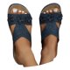 thumbnail image 2 of MKLEKYY Sandalias deportivas de Verano Nuevas Con Tacón de Boca de Pez y Pendiente, Estilo Retro, Con Tres Flores, Suela No Blanda para Mujer, 2 of 4