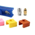 thumbnail image 3 of de tubos de teflón de boquilla extrusora de aluminio para impresoras Ender3 3D, fácil de reemplazar, resistente a altas Hugo Boquillas de impresora 3D portátiles, 3 of 6