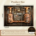 thumbnail image 3 of Peel and Stick Wallpaper Wall Murals Antique Steampunk Retro Vintage Old Metal Gear 69"H x 96"W Removable Wall Paper Self-Adhesive Wall Decor for Bedroom Living Room Nursery, 3 of 7