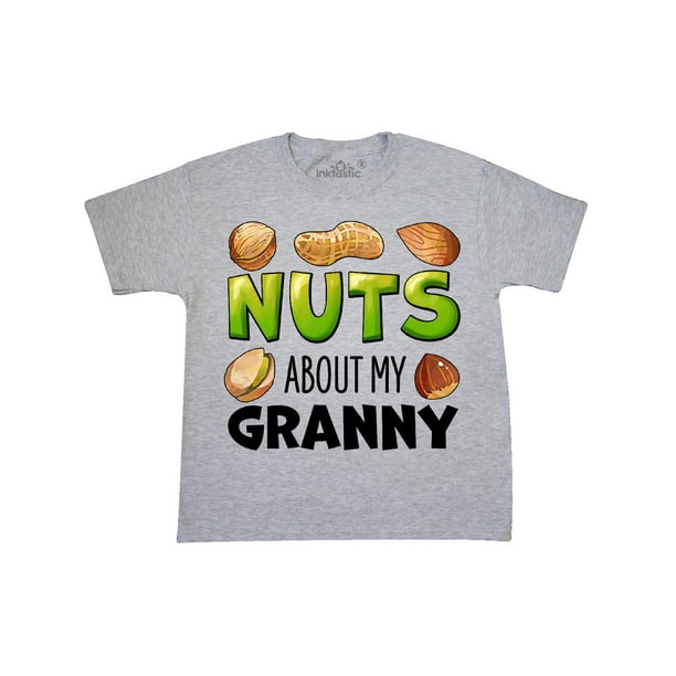 Nuts About My Granny Peanut, Almond, Pistachio Youth TShirt