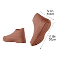 thumbnail image 3 of Cubrezapatos de Silicona Unisex para La Lluvia: Cubrezapatos Impermeables y Gruesos con Diseño Antideslizante y Reutilizable, Protectores de Calzado Portátiles y Resistentes Al Desgaste para Caminar, 3 of 7