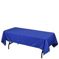 thumbnail image 5 of BalsaCircle 10 Pieces 60" x 102" Royal Blue Rectangle Polyester Tablecloths Table Linen, 5 of 6