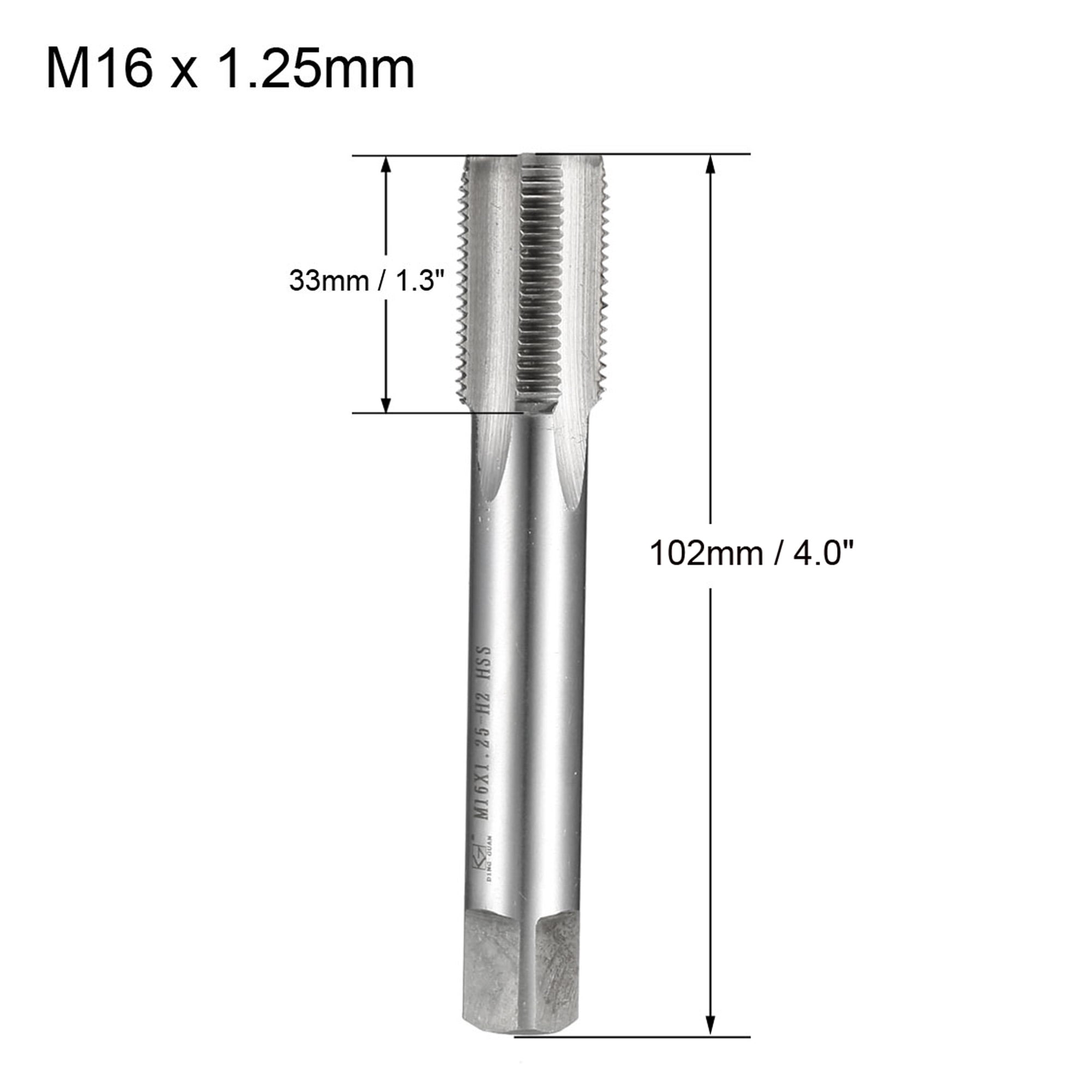 M16 x 1.25 mm Pitch HSS Left Hand Tap Useful Thread Tool Metric 