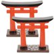 thumbnail image 2 of 2pcs Torii Torii Gate Model Simulación Torii Decoración de la estatua Micorlandscape en miniatura Torii, 2 of 5
