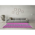 thumbnail image 3 of Ahgly Company Indoor Rectangle Abstract Purple Contemporary Area Rugs, 7' x 9', 3 of 4