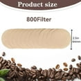 thumbnail image 5 of EcoNesxp 1/4 inch unbleached natural round coffee filter coffee accessories suitable for each box of replacement coffee filter paper Aeropress coffee machine, 5 of 5