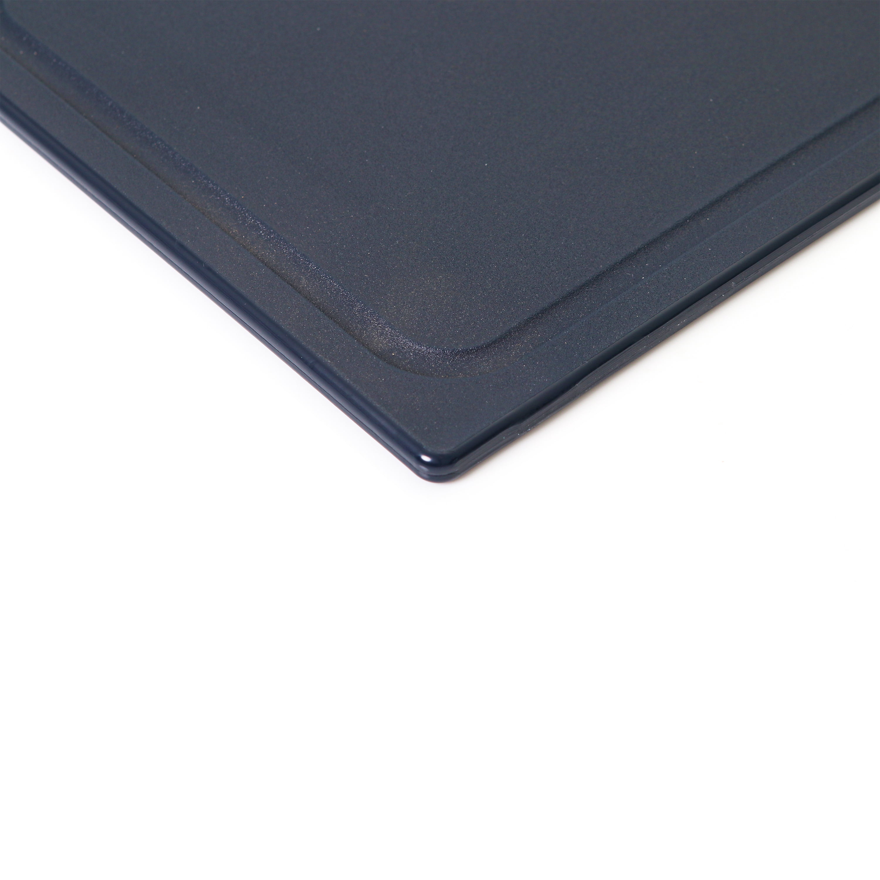 Dexas 10 x 13 Poly Cutting Board with Juice Well in Indigo