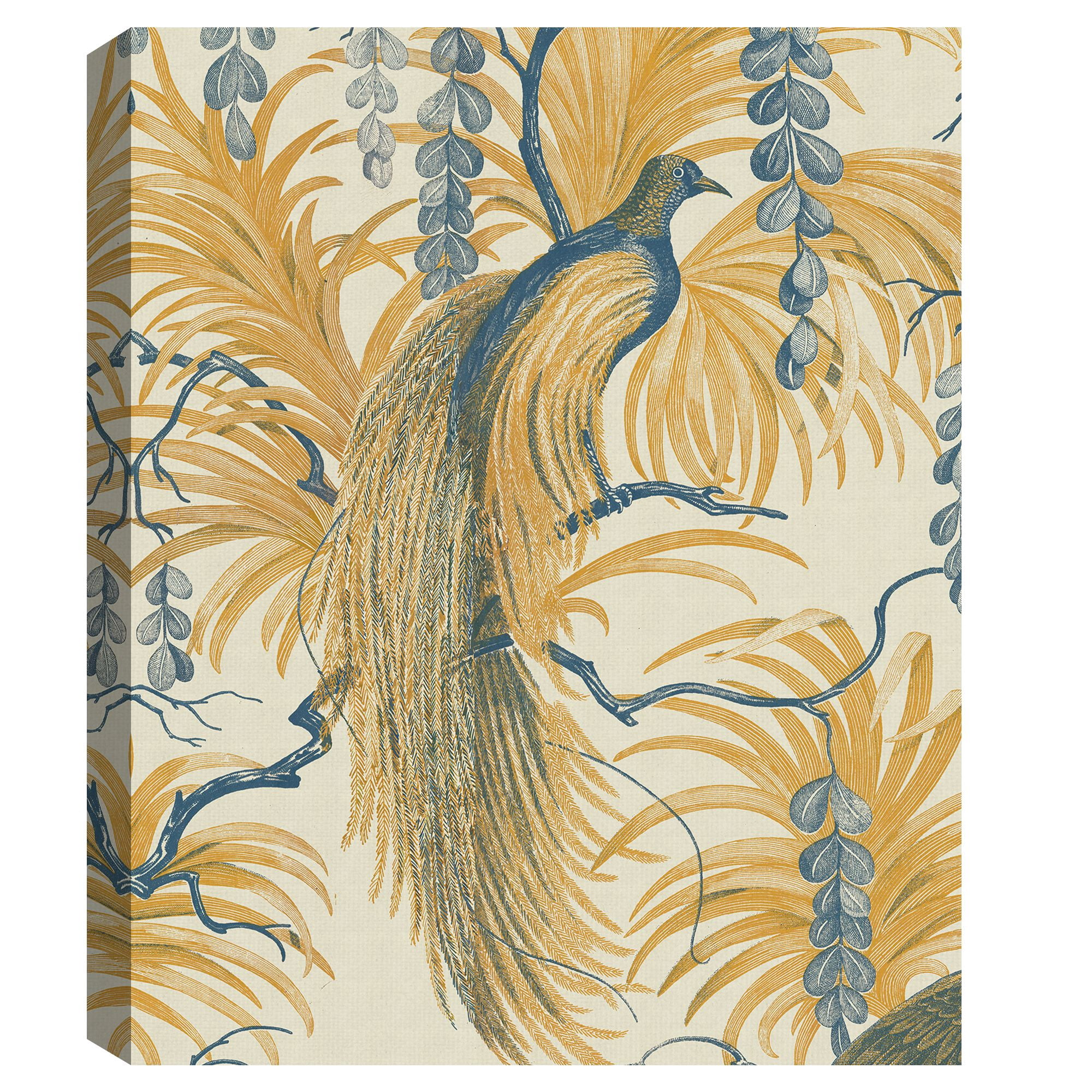 Feathered Fantasia, Fantasia’s Bird by The Vintage Collection Canvas Art Set of 2