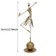 thumbnail image 4 of Decoración metálica para jardín Metal para jardín Pájaro bailarín Bailarina Decoraciones para exteriores Estatua metálica para exteriores para camino de granja 13,8 pulgadas, 4 of 8
