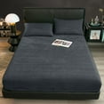 thumbnail image 7 of Back To School Supplies Sale,Flannel Sheets Queen Plush Fleece Sheet Bed Sets,Sheet & Pillowcase Sets,3 Piece Flannel Sheet Set,Bedding Sheets & Pillowcases,Soft Plush Queen Micro Fleece Sheet Set, 7 of 7