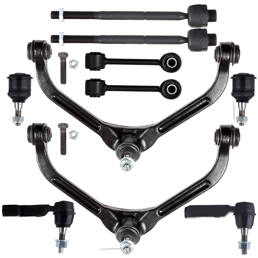 ECCPP Front Sway Bar End Link Inner Tie Rod End Lower Ball Joint Outer Tie Rod End Upper Control Arm And Ball Joint 2002-2004 For Jeep Liberty 10pcs EV402 K3199 ES3535 ES3536 K7391 K3198