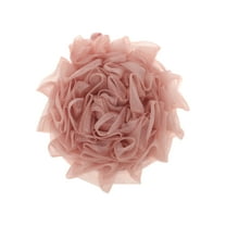 Unique Bargains 1 Pc Bath Shower Loofah Sponge Body Puffs for Bathroom 8.27"x8.27" Pink