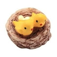 thumbnail image 1 of PENGXIANG 2Pcs Resin Gardening Small Ornaments Bird‘s Plus Bird Decorations, 1 of 6