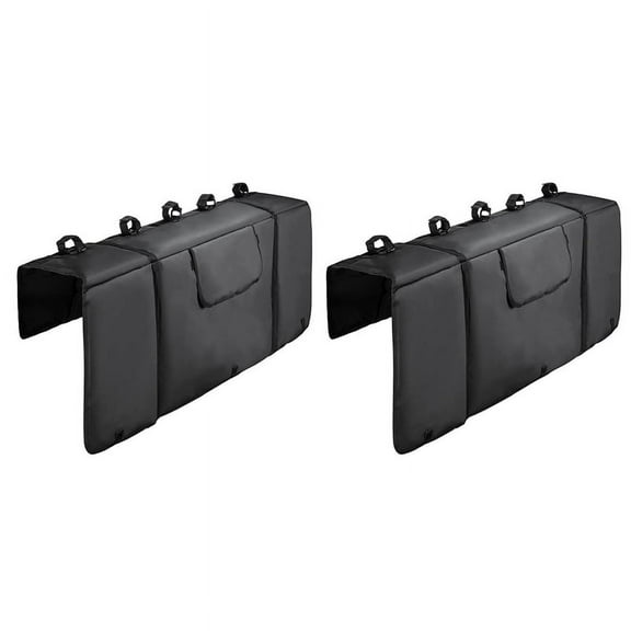 2X Tailgate Pad for Mountain Bike with Bike Fixing Straps Truck Protection Tailgate Pad Carries Up to 5 Bikes