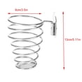 thumbnail image 3 of Soporte Para Secador De Pelo ANGGREK En Espiral De Acero Inoxidable Montado En La Pared, 3 of 7