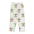 thumbnail image 5 of Haiem Mardi Gras Carnival1 Women's Pajama Pants Ultra Lightweight Pjs Bottoms Sleepwear Bottom Pants With Pocket Drawstring-Medium, 5 of 9