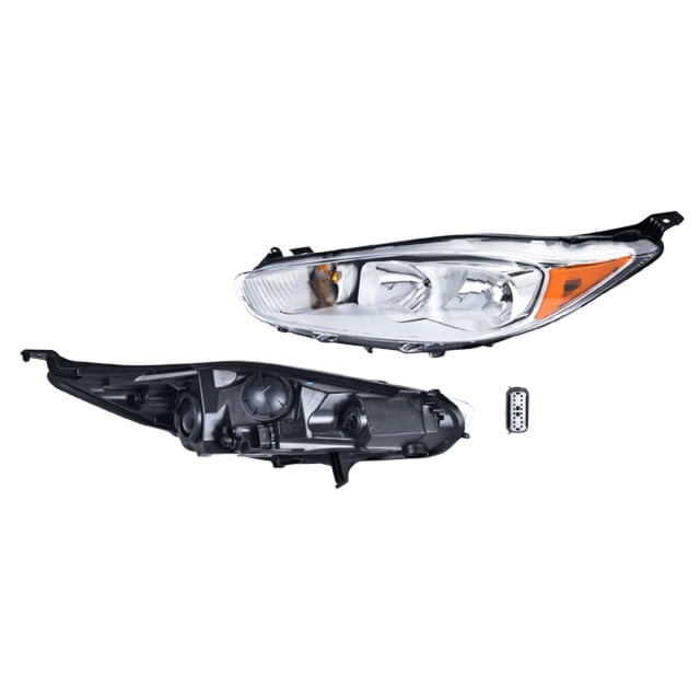Faro Fiesta 2014 A 2019 Ford DEPO Izq Fdo Crom