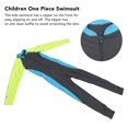 thumbnail image 2 of Traje de baño de una pieza para niños, manga larga, protección solar, secado rápido, traje de baño para deportes acuáticos para niños, gris oscuro, XXL, 2 of 14