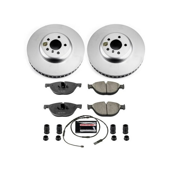 Front Brake Pad and Rotor Kit - Compatible with 2010 - 2015 BMW 750Li xDrive 2011 2012 2013 2014