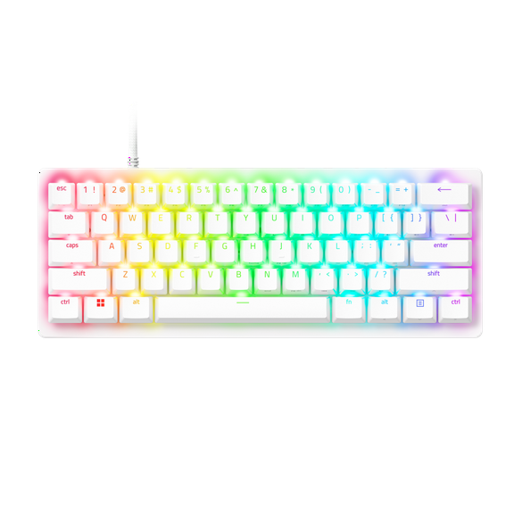 Razer Huntsman V3 Pro Mini USB-A Optical Esports Keyboard, RGB Chroma, White