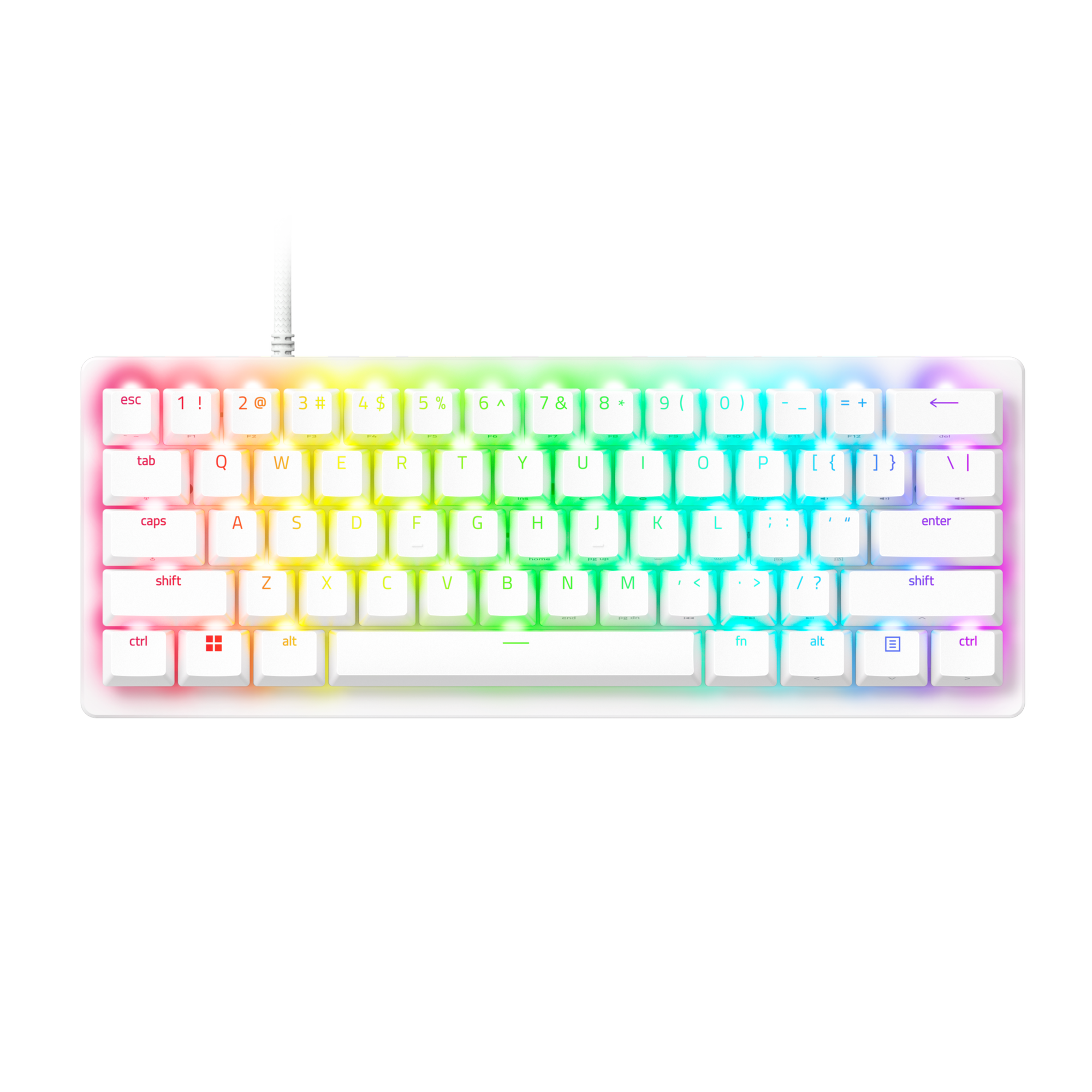 Razer Huntsman V3 Pro Mini USB-A Optical Esports Keyboard, RGB Chroma, White