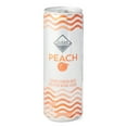 Clear American Peach Sparkling Water, 12 fl oz, 8 Count