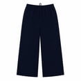 thumbnail image 1 of Pantalón George para Dama, con Pierna Ancha Azul Talla GD, 1 of 4
