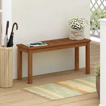 Furinno TIOMAN Outdoor Bench with Backless in Light Wood