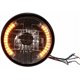 thumbnail image 3 of 7 faros redondos para motocicleta LED intermitentes luz azul universal, modelo: 24, 3 of 5