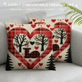 thumbnail image 3 of Nawypu  Valentines Day Pillow Covers Buffalo Plaid Farmhouse Decoration and Heart Love Throw Pillow Covers for Home Outdoor Indoor Decor, 3 of 5